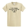 thumbnail image 1 of I Fish Because the Voices in My Head Tell Me To Funny Fishing Outdoors Fisherman Boat Humorous Witty-Tan-XXXL, 1 of 1