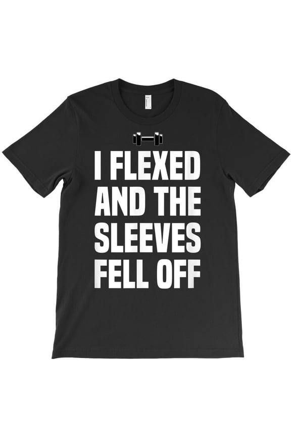 I Flexed And The Sleeves Fell Off Funny Fun Sleeveless Gym Workout - Trending Now H40839 T-Shirt, for Men and Women, Up to Size 5XL