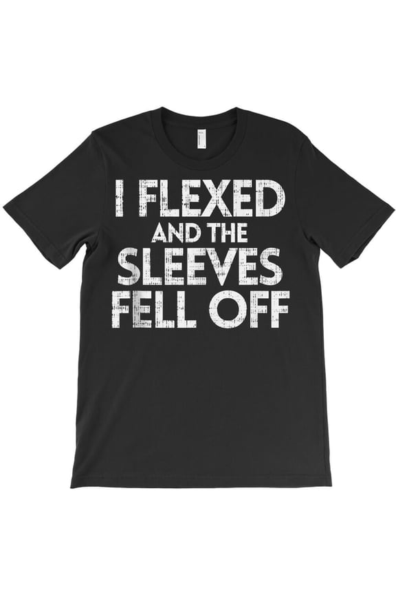 I Flexed And The Sleeves Fell Off Funny Workout Gym Muscle Tank H29594 T-Shirt, for Men and Women, Up to Size 5XL