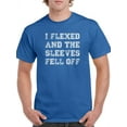 thumbnail image 1 of I Flexed Quote Design Men T-Shirt, Male 5X-Large, 1 of 4