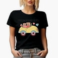 thumbnail image 1 of I Follow My Heart to You & Bear Lovers in a Car, Valentine's Day Gift, Black T-Shirt, Medium, 1 of 5