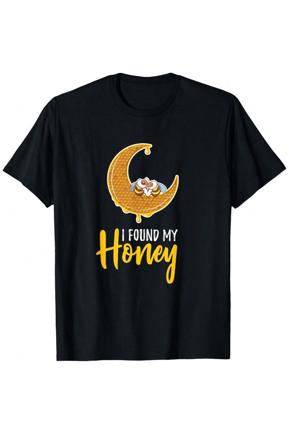 I Found My Honey Beekeeper Honeymoon Bees Couple T-Shirt.JPG