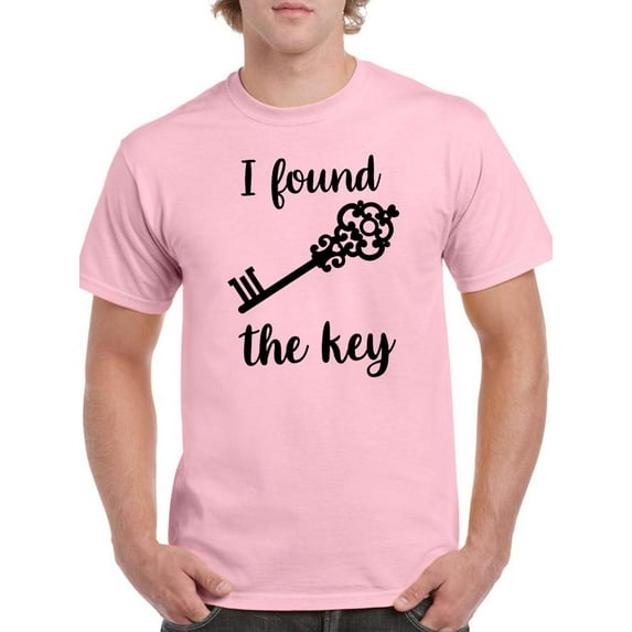 I Found The Key T-Shirt Men -Smartprints Designs, Male Small