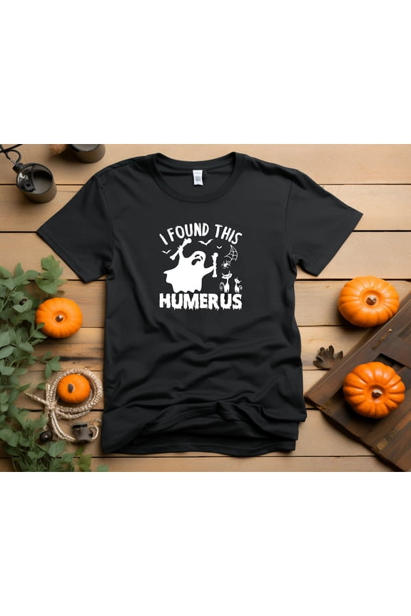 I Found This Humerus Halloween Shirt Nurse Ghost Tee Funny Gift for Doctor Nursing Student Pediatrician Present Children Kids icu ER nicu