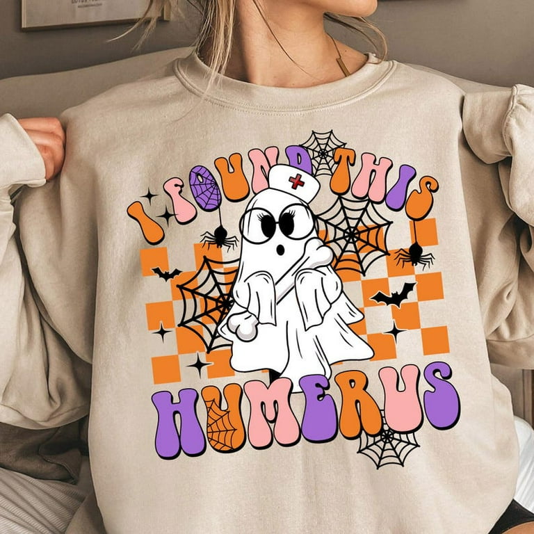 I Found This Humerus Shirt, Spooky Nurse Shirt, Halloween Nurse
