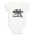 thumbnail image 1 of I Get My Awesomeness From My Grandaddy Baby Bodysuit One Piece 24 mo White, 1 of 3