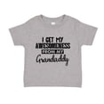 thumbnail image 1 of I Get My Awesomeness From My Grandaddy Toddler T-Shirt 2T Athletic Heather, 1 of 3