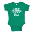 thumbnail image 1 of I Get My Awesomeness From My Nina Baby Bodysuit One Piece 18 mo Kelly Green, 1 of 3