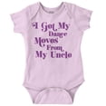thumbnail image 1 of I Get My Dance Moves From My Uncle Bodysuit Jumper Boys Infant Baby Brisco Brands 12M, 1 of 6