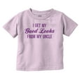 thumbnail image 1 of I Get My Good Looks From My Uncle Toddler Boy Girl T Shirt Infant Toddler Brisco Brands 2T, 1 of 6