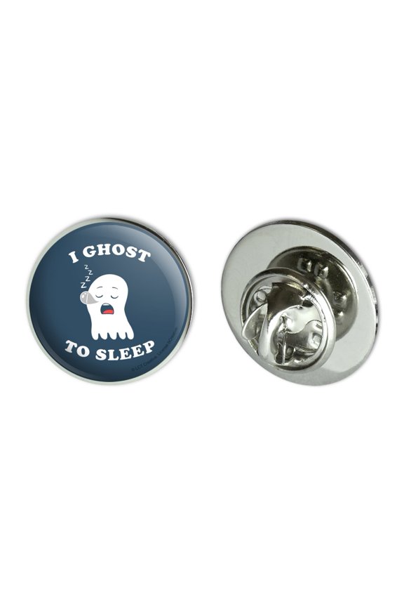 I Ghost to Sleep Goes Funny Humor Metal 0.75" Lapel Hat Pin Tie Tack Pinback