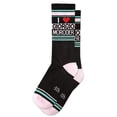 thumbnail image 1 of I ❤️ Giorgio Moroder, Gumball Poodle Unisex Gym Crew Socks, One Size Fits Most, 1 of 7