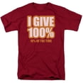 thumbnail image 1 of - I Give 100% - Short Sleeve Shirt - XX-Large, 1 of 2