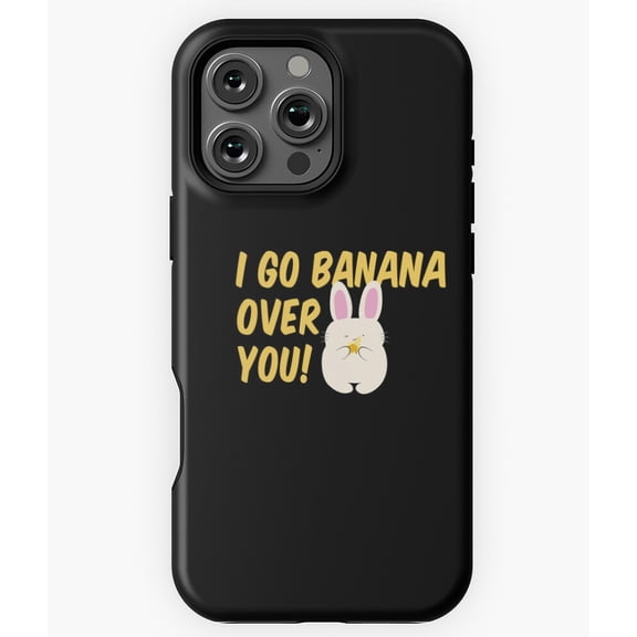 I Go Banana Over You Funny Pun N7420 Phone Case for iPhone 17 16 15 14 13 12 11 Pro Max