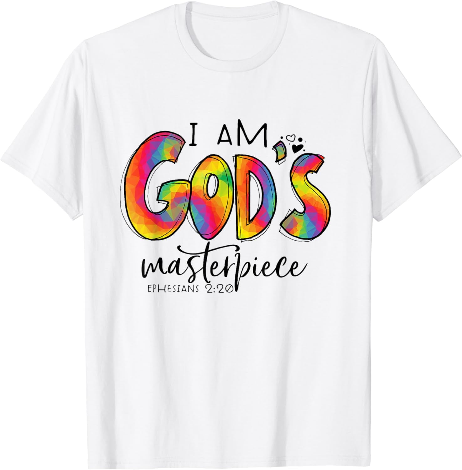 I god s masterpiece ephesians 2 20 bible verse christian t shirt