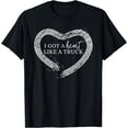 thumbnail image 1 of I Got A Heart Like A Truck, Country Music, Country Western T-Shirt Black Small, 1 of 4
