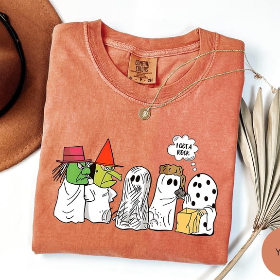 I Got A Rock Halloween Meme Shirt, Funny Ghost T-Shirt, Spooky Shirt, Ghost Halloween Shirt, Halloween Ghost, Trick or Treat