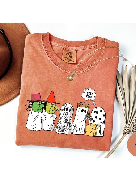 I Got A Rock Halloween Meme Shirt, Funny Ghost Spooky Shirt, Halloween Ghost Trick or Treat