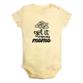 thumbnail image 1 of I Got it From My Mama Funny Rompers For Babies, Newborn Baby Unisex Bodysuits, Infant Jumpsuits, Toddler 0-12 Months Kids One-Piece Oufits (Yellow, 6-12 Months), 1 of 4