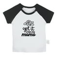thumbnail image 1 of I Got it From My Mama Funny T shirt For Baby, Newborn Babies T-shirts, Infant Tops, 0-24M Kids Graphic Tees Clothing (Short Black Raglan T-shirt, 0-6 Months), 1 of 4
