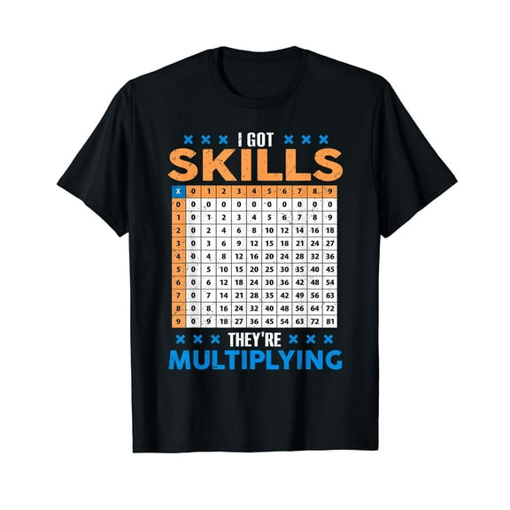 I Got Skill Theyre Multiplying Math Class Back To School T-Shirt