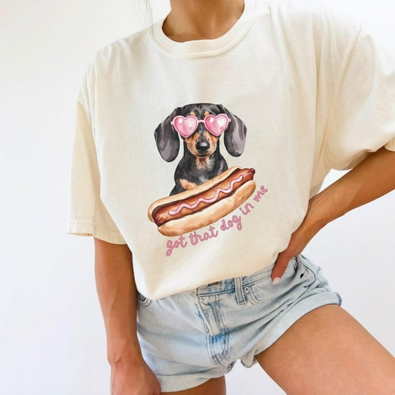 I Got That Dog In Me Dachshund Shirt, Weiner Dog Gifts, Weenie Dog Tee, Doxie Mom T-Shirt, Wiener Dog Lover Gift, Hot Dog Lover Shirt