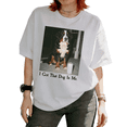 thumbnail image 1 of I Got That Dog In Me Funny Bernese Mountain Dog Meme Graphic Tees T-shirt Retro Short Sleeve Round Neck White S-5XL, 1 of 4