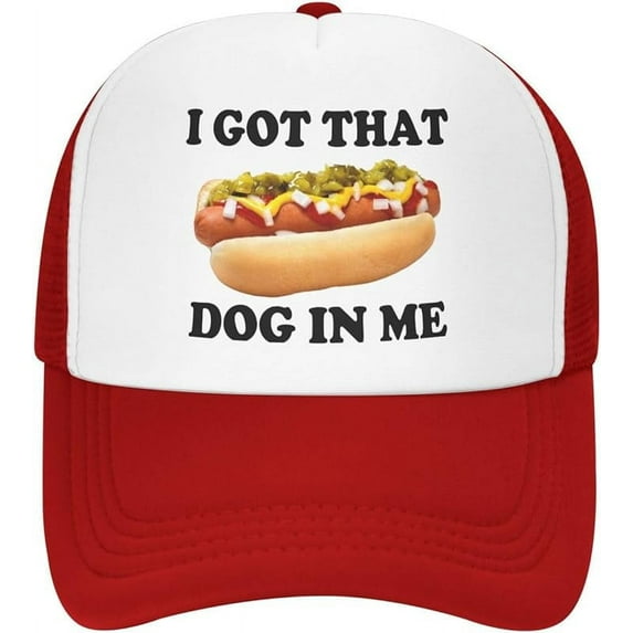 I Got That Dog in Me Hat Vintage Funny Trucker Hat Novelty Snapback Baseball Cap