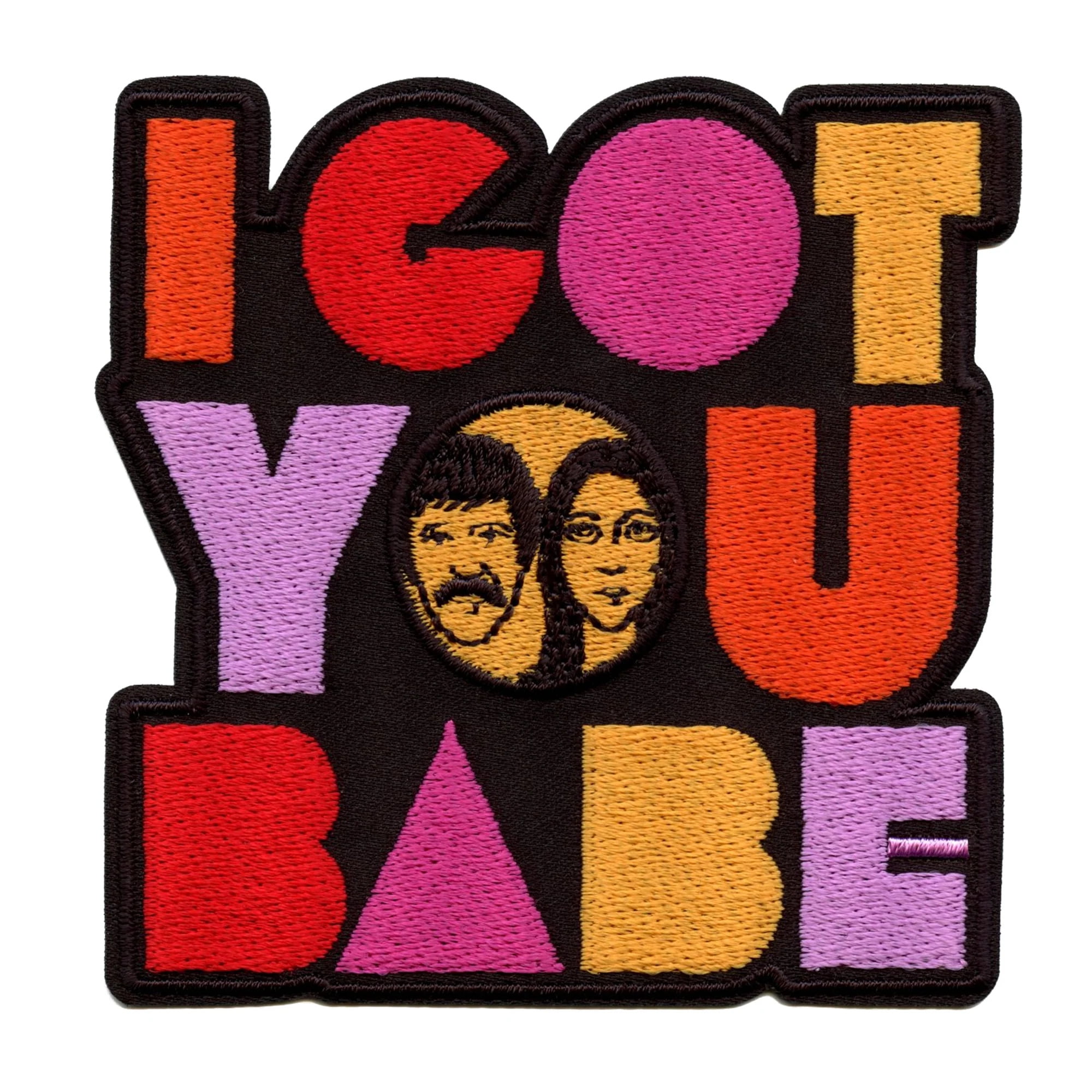 I Got You Babe Patch Sonny And Cher Embroidered Iron On - Walmart.com