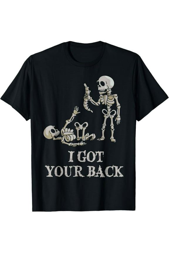 I Got Your Back Halloween Skeleton T-Shirt
