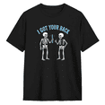 thumbnail image 1 of I Got Your Back Skeletons Cool Graphic Tee for Men and Women, Witty Camping Cotton Short Sleeves T-Shirt, 1 of 6