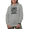 thumbnail image 1 of I Gotta See the Candy First Then I Get in the Van, I'm Not Stupid, Heather Grey Hooded Sweatshirt or Hoodie, Medium, 1 of 5
