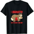 thumbnail image 1 of I Graduated Can I Go Back To Bed Now Shirts Funny Red T-Shirt, 1 of 5