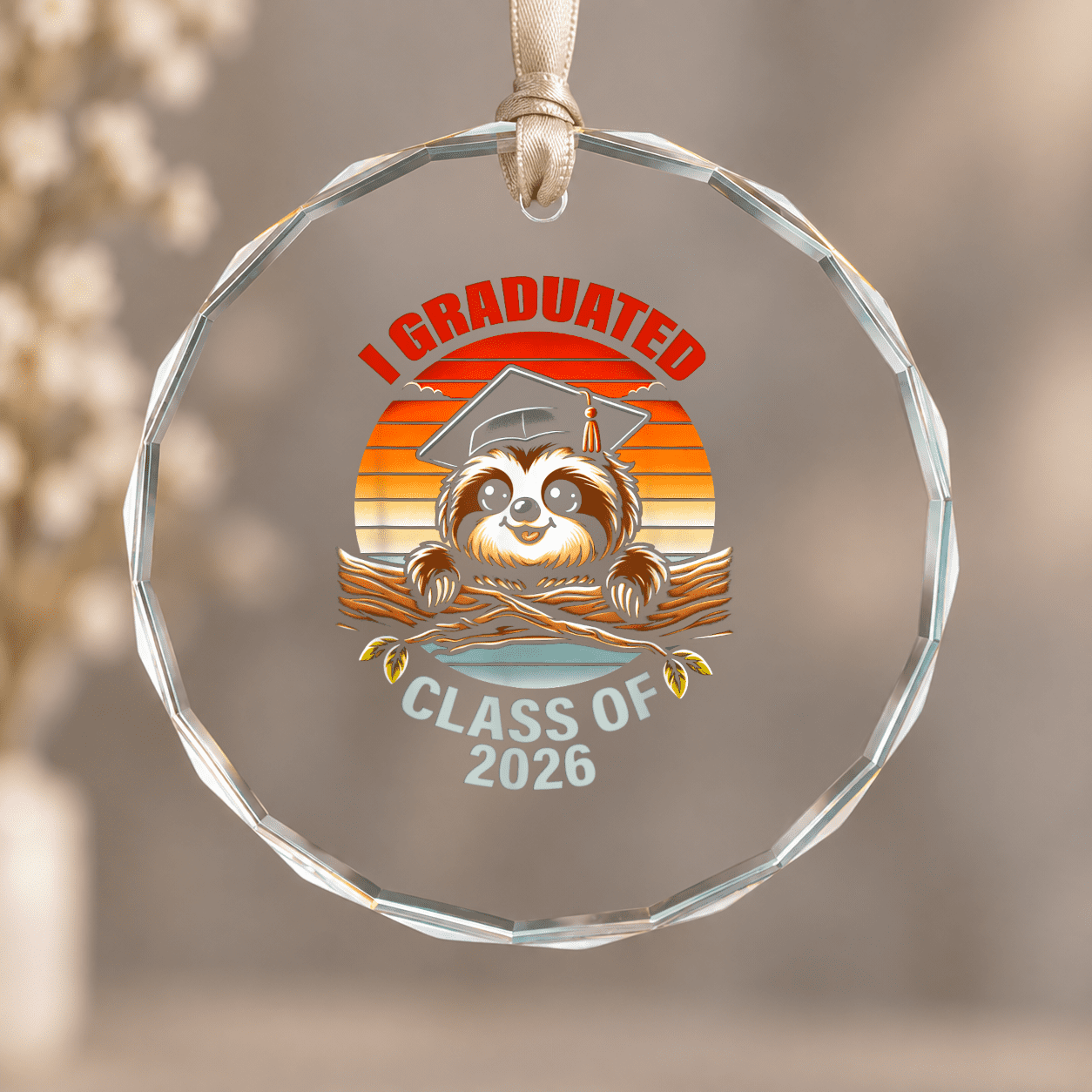 I Graduated Graduate for School Degree College Class Christmas Ornament ...