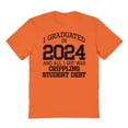 thumbnail image 1 of I Graduated In 2024 orange T-Shirt, 1 of 1