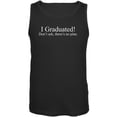 thumbnail image 1 of I Graduated There's No Plan Mens Tank Top Black MD, 1 of 1