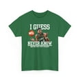 thumbnail image 1 of I Guess We'll Never Know Boston Cartoon basketball fan Unisex Cotton Tee, 1 of 4