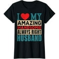 thumbnail image 1 of I HEART MY AMAZING HUSBAND T-Shirt, 1 of 3