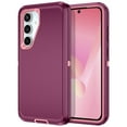 thumbnail image 1 of I-HONVA Compatible with Samsung Galaxy S24 FE Case,3-Layer Military Grade Drop Protection Anti-Slip Rugged Shockproof Dustproof Protection 6.7 inch Phone Case,Purple Pink, 1 of 6