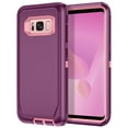 thumbnail image 1 of I-HONVA Compatible with Samsung Galaxy S8 Plus Case,3-Layer Military Grade Drop Protection Anti-Slip Bumper Rugged Shockproof Dustproof Protection 6.2 inch Phone Case,Purple Pink, 1 of 7