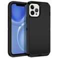thumbnail image 1 of I-HONVA Compatible with iPhone 12 Pro Max Case,3-Layer Military Grade Drop Protection Anti-Slip Bumper Rugged Shockproof Dustproof Protection 6.7 inch Phone Case,Black, 1 of 7