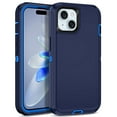 thumbnail image 1 of I-HONVA Compatible with iPhone 15 Case,3-Layer Military Grade Drop Protection Anti-Slip Bumper Rugged Shockproof Dustproof Protection 6.1 inch Phone Case,Navy Blue, 1 of 7