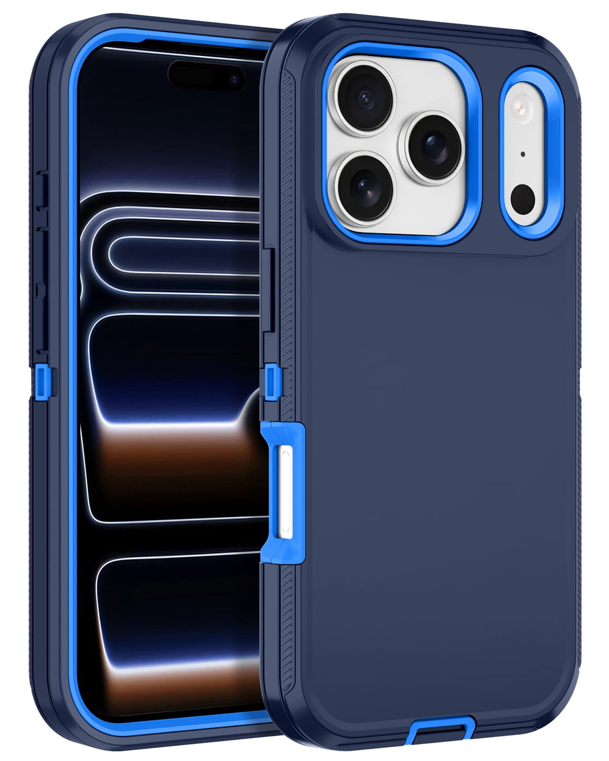 I-HONVA Compatible with iPhone 17 Pro Case,3-Layer Heavy Duty Drop ...