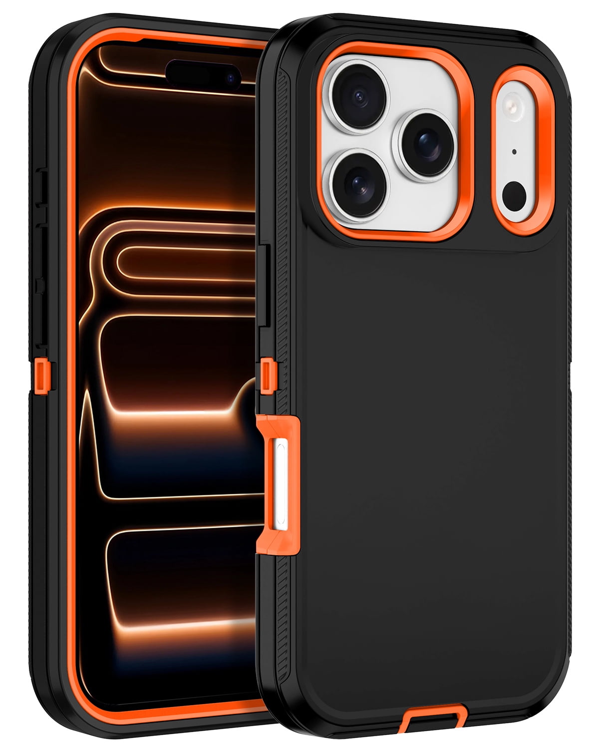 I-HONVA Compatible with iPhone 17 Pro Case,3-Layer Heavy Duty Drop ...