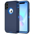 thumbnail image 1 of I-HONVA Compatible with iPhone Xs Max Case,3-Layer Military Grade Drop Protection Anti-Slip Bumper Rugged Shockproof Dustproof Protection Phone Case,Navy Blue, 1 of 7