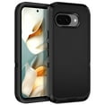 thumbnail image 1 of Compatible with Google Pixel 9A Case,3-Layer Military Grade Drop Protection Anti-Slip Bumper Rugged Shockproof Dustproof Protection Phone Case,Black, 1 of 7