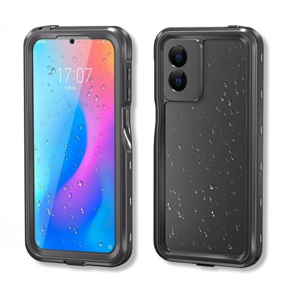 Onn+ Rugged Phone Case for Motorola Moto G Play 2024 Black, 21ft Drop ...