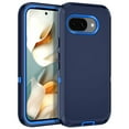 thumbnail image 1 of Compatible with Google Pixel 9A Case,3-Layer Military Grade Drop Protection Anti-Slip Bumper Rugged Shockproof Dustproof Protection Phone Case,Navy Blue, 1 of 7