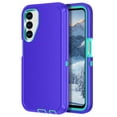 thumbnail image 1 of I-HONVA For Samsung Galaxy A15 Case,3-Layer Military Grade Drop Protection Anti-Slip Bumper Rugged Shockproof Dustproof Protection 6.5 inch Phone Case,Purple Turquoise, 1 of 6