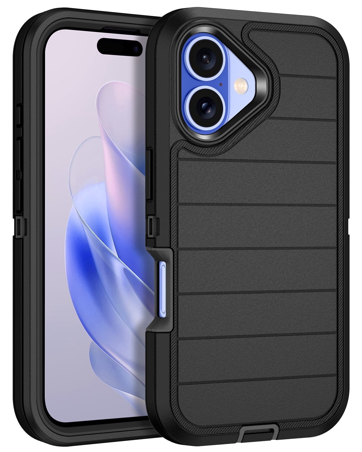 I-HONVA For iPhone 16 Case,3-Layer Military Grade Drop Protection Anti ...